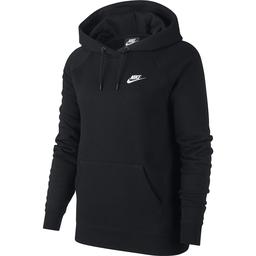 Essntl Hoodie Po Flc Kadın Siyah Günlük Stil Sweatshirt BV4124-010