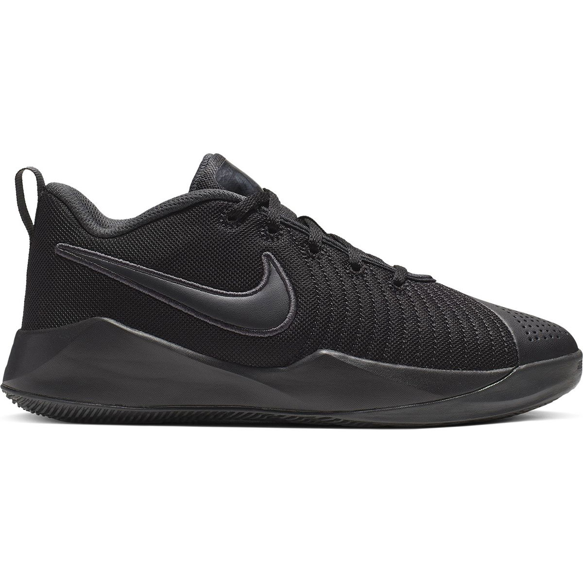 Team Hustle Quick 2 (Gs) Unisex Siyah Basketbol Ayakkabısı AT5298-001
