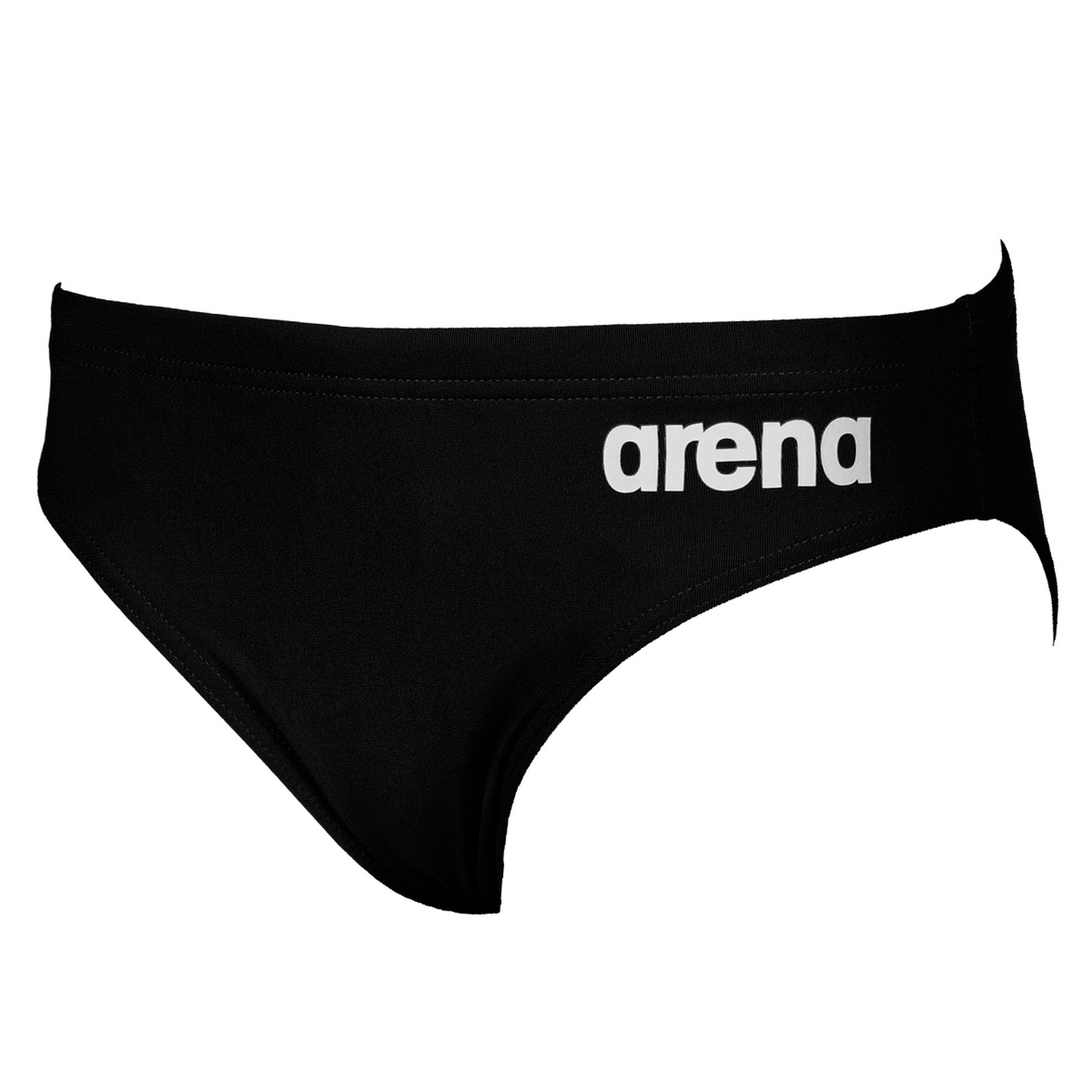 B Solid Brief Jr Çocuk Siyah Yüzücü Mayo 2A25855