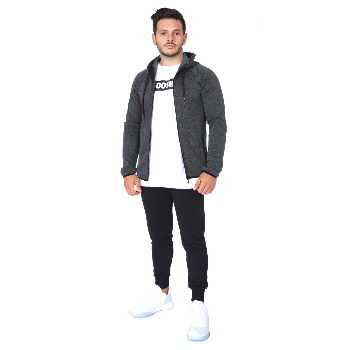 Spo-Mandoksweat Erkek Antrasit Günlük Stil Sweatshirt 711399-ANT