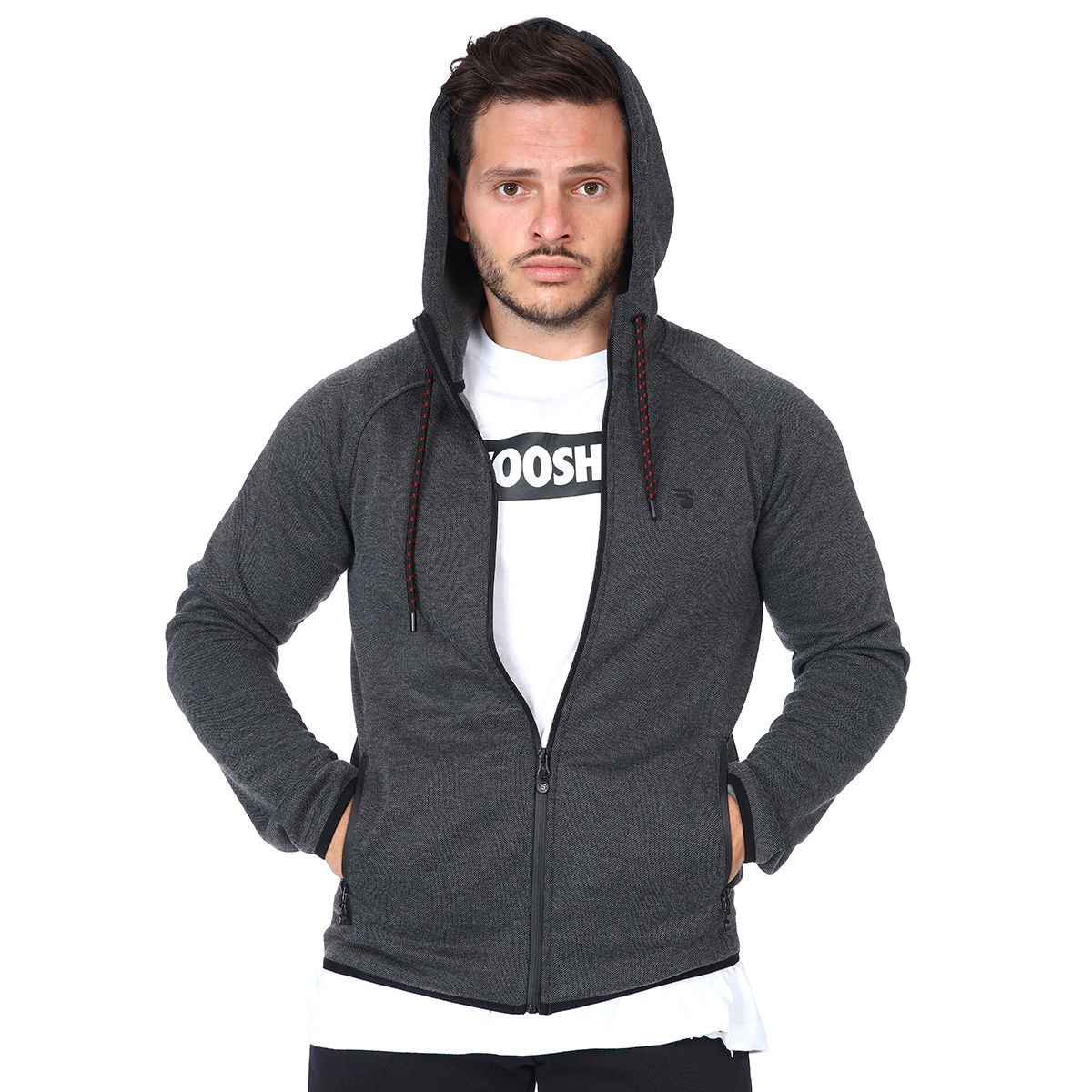 Spo-Mandoksweat Erkek Antrasit Günlük Stil Sweatshirt 711399-ANT