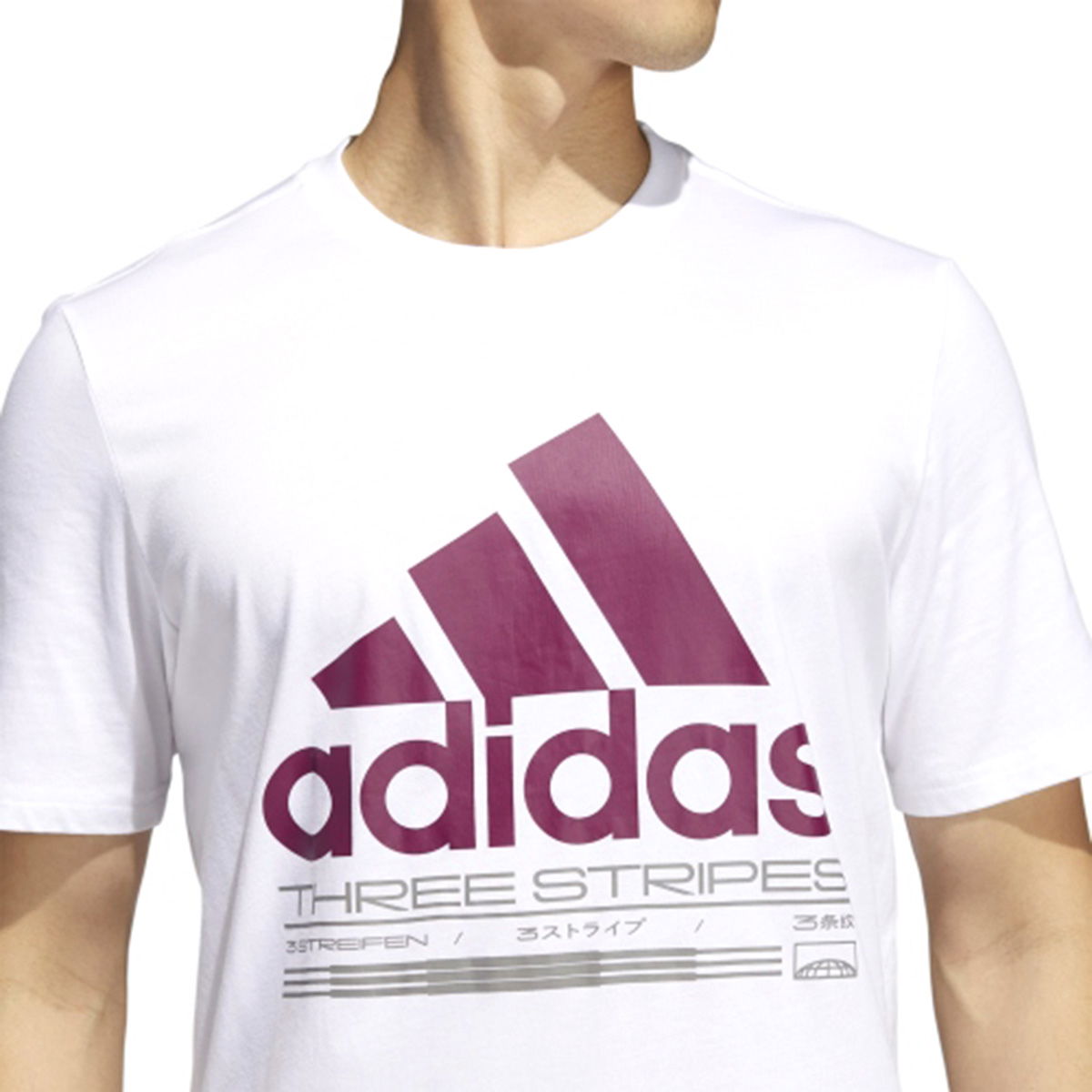 Unv ia Ss Erkek Beyaz Günlük Stil Tişört GM4844