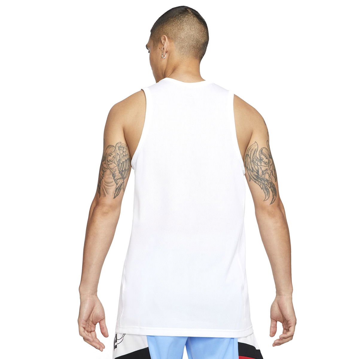Dri-Fit Erkek Beyaz Basketbol Atlet BV9387-100