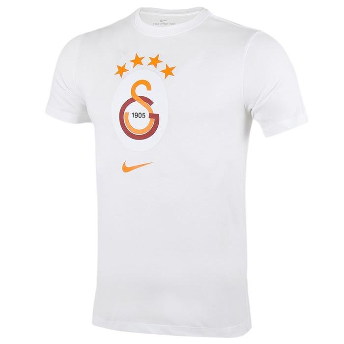 Galatasaray Tee Evergreen Crest Erkek Beyaz Futbol Tişört AQ7501-100 1165204