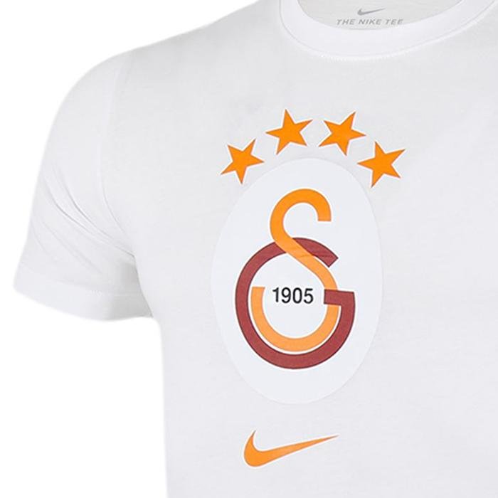 Galatasaray Tee Evergreen Crest Erkek Beyaz Futbol Tişört AQ7501-100 1165204