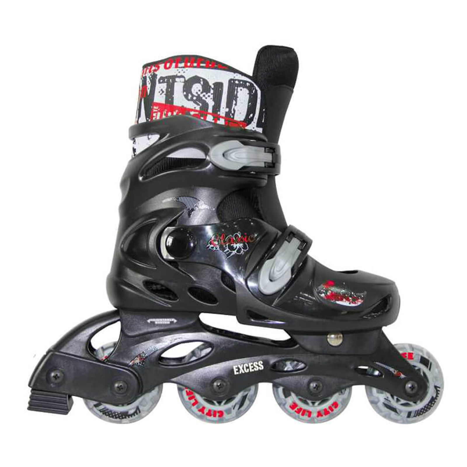 PW120 Inline Unisex Siyah Paten 1EXOYPW120/31.34-027
