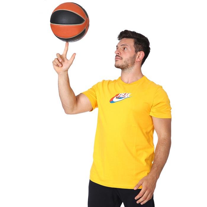 Giannis Freak NBA Erkek Sarı Basketbol Tişört CV1095-739 1212100