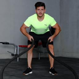 Ss Tech Tee Erkek Sarı Antrenman Tişört 51838917