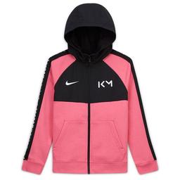 Km B Hybrid Flc Fz Hoodie Çocuk Kırmızı Futbol Sweatshirt CK5562-607