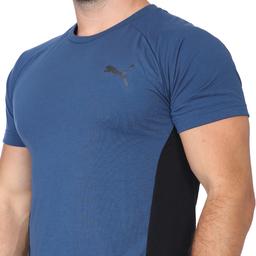 Evostripe Tee Erkek Mavi Günlük Tişört 58146543