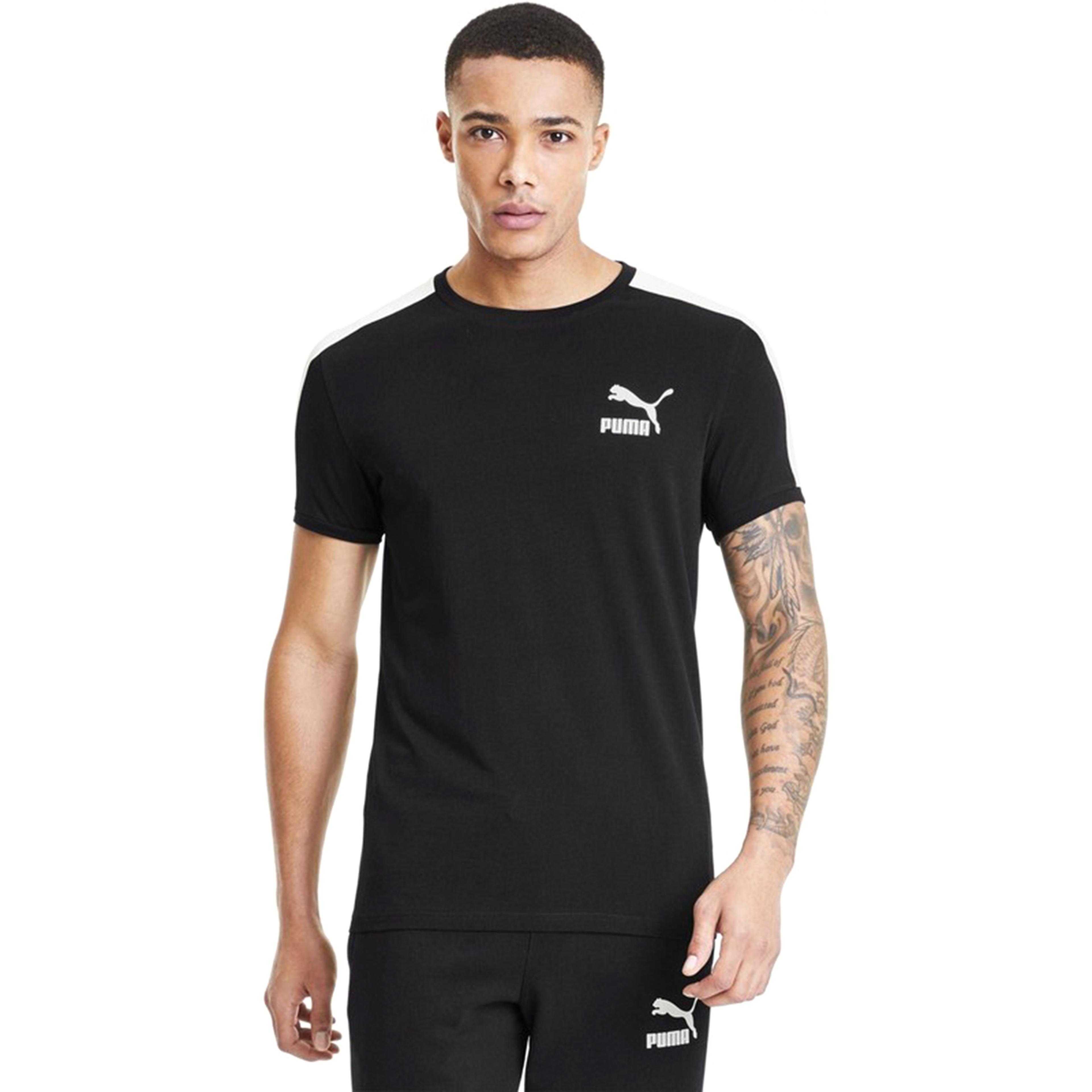 İconic T7 Slim Tee Erkek Siyah Günlük Tişört 58155801