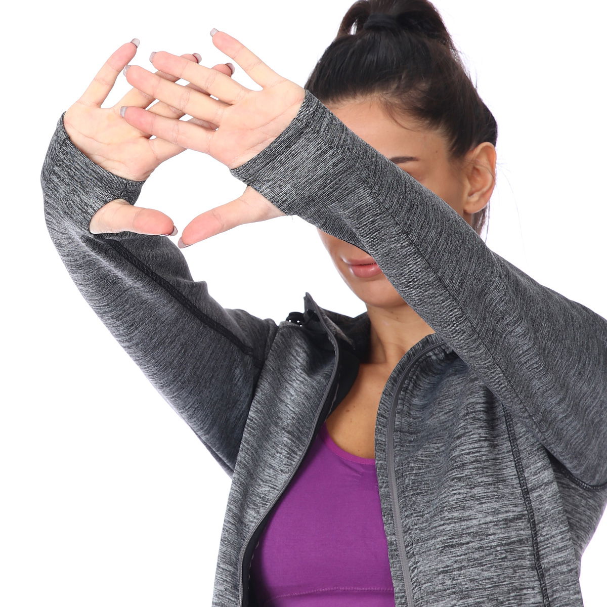 Intjacket Women Kadın Gri Günlük Stil Ceket 710211-ANT