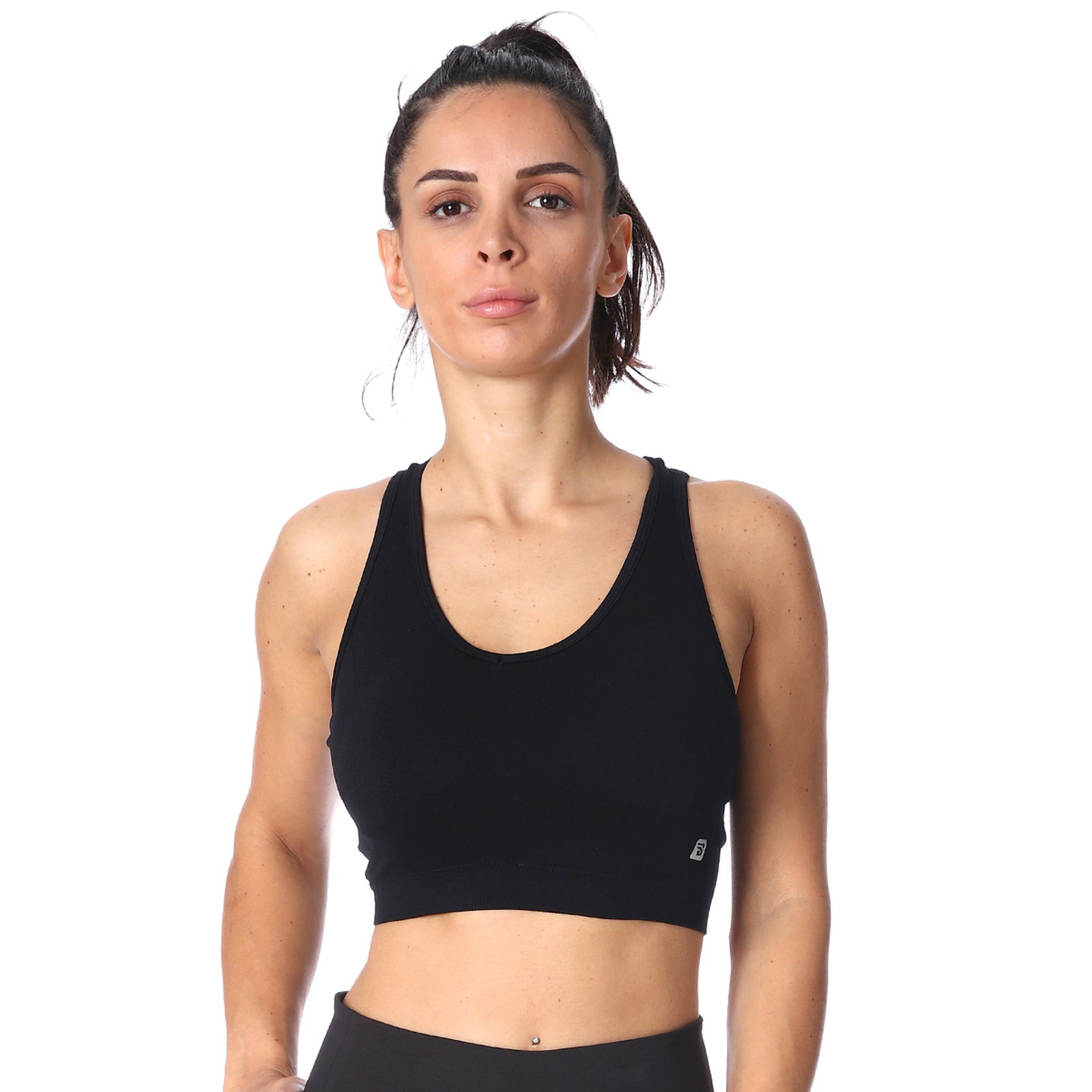 Seambranew Kadın Siyah Koşu Sporcu Sütyeni 711325-SYH