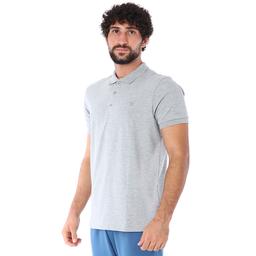 Pikepolo Erkek Gri Günlük Stil Polo Tişört 711215-GRI