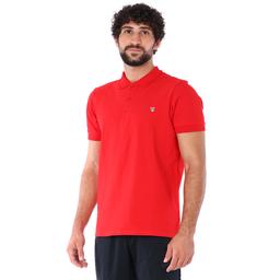 Pikepolo Erkek Kırmızı Günlük Stil Polo Tişört 711215-KRM