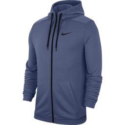 Dry Hoodie Fz Fleece Erkek Mavi Günlük Stil Sweatshirt CJ4317-469