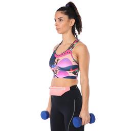 Swoosh Icnclsh Bra Prt Ll Kadın Mavi Antrenman Sporcu Sütyeni CU7372-433