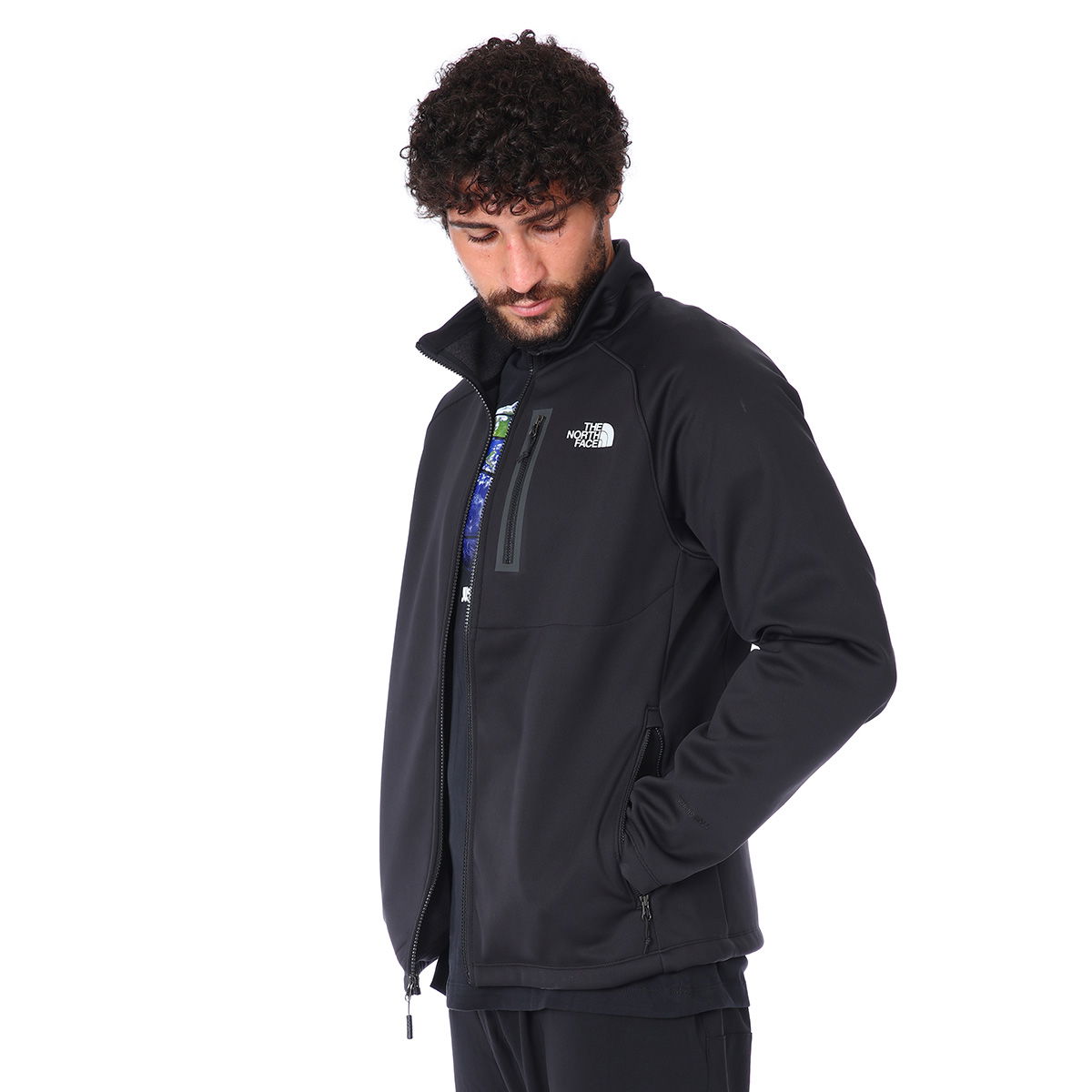 Can Soft Shell Jkt Erkek Siyah Outdoor Mont NF0A3BRHJK31