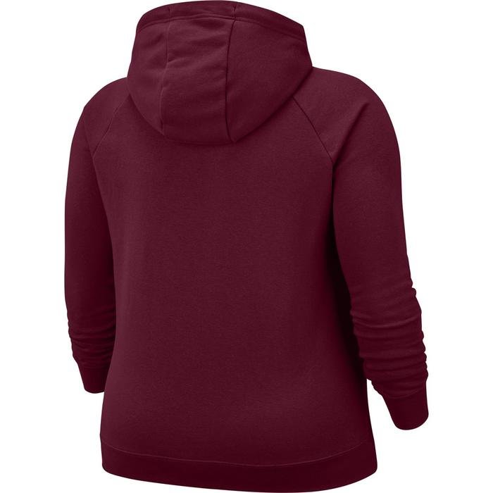 W Nsw Essntl Hoody Po Flc Plus Kadın Kırmızı Günlük Stil Sweatshirt CJ0409-638 1234910