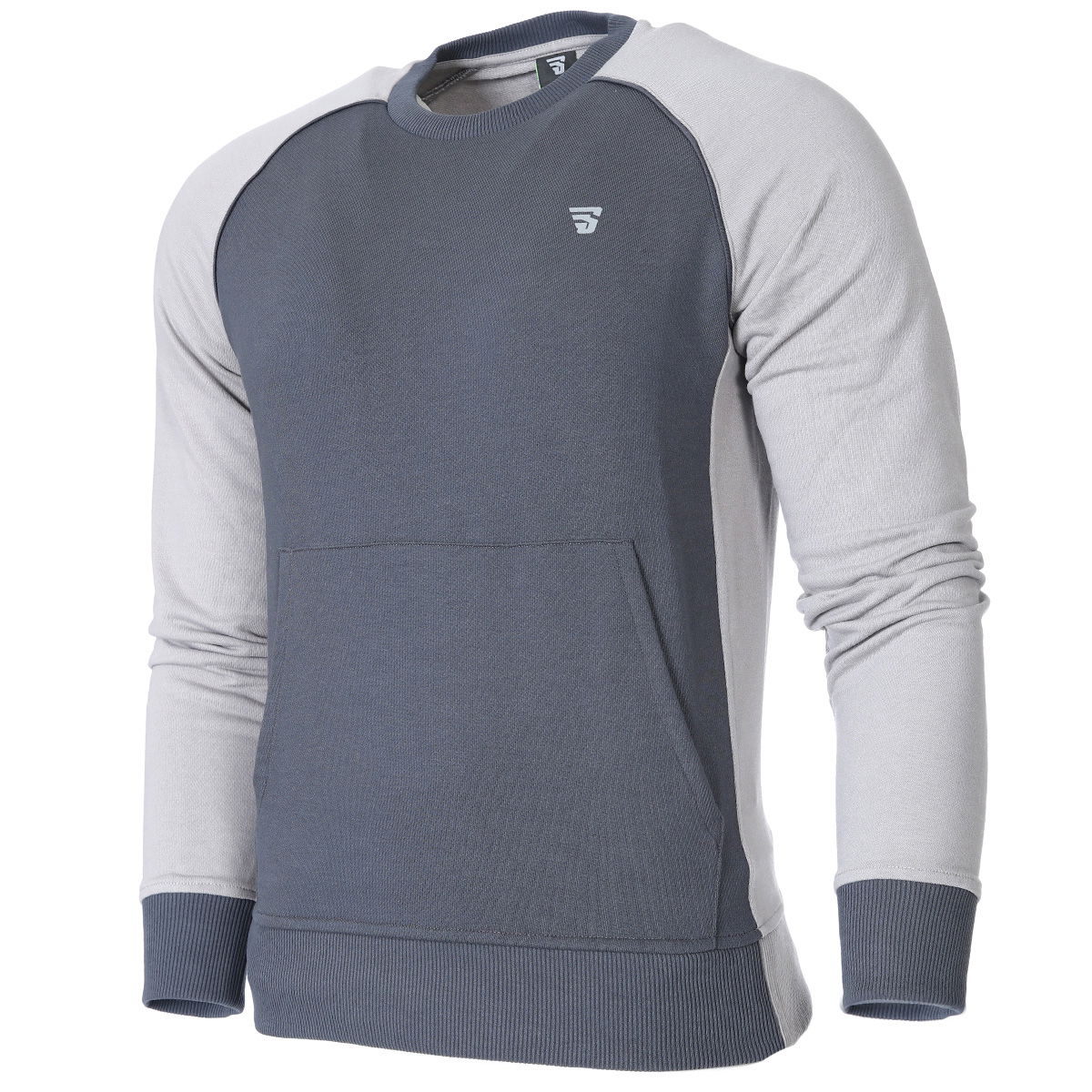 Sweblockcolor Erkek Gri Antrenman Sweatshirt 711376-GRY