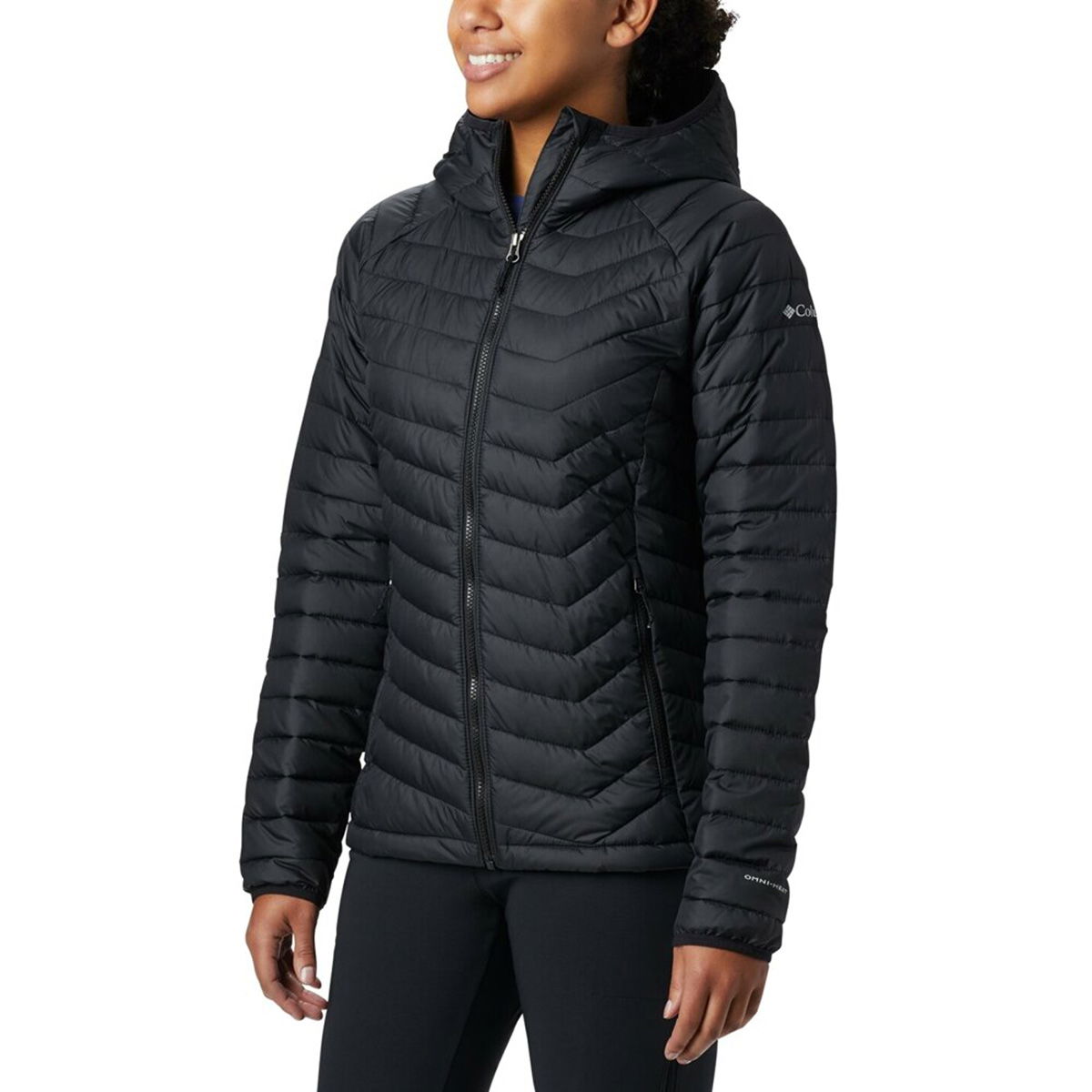 Powder Lite Hooded Kadın Siyah Outdoor Mont WK1499-011