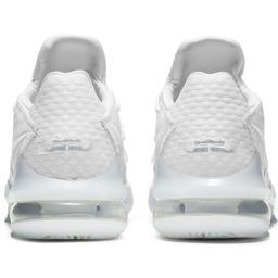 Lebron XVII Low NBA Erkek Beyaz Basketbol Ayakkabısı CD5007-103