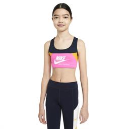 Swoosh Veneer Çocuk Pembe Sporcu Sütyeni (Bra) CU8193-451