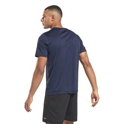 Basic Ss Tee Erkek Mavi Koşu Tişört FT1057