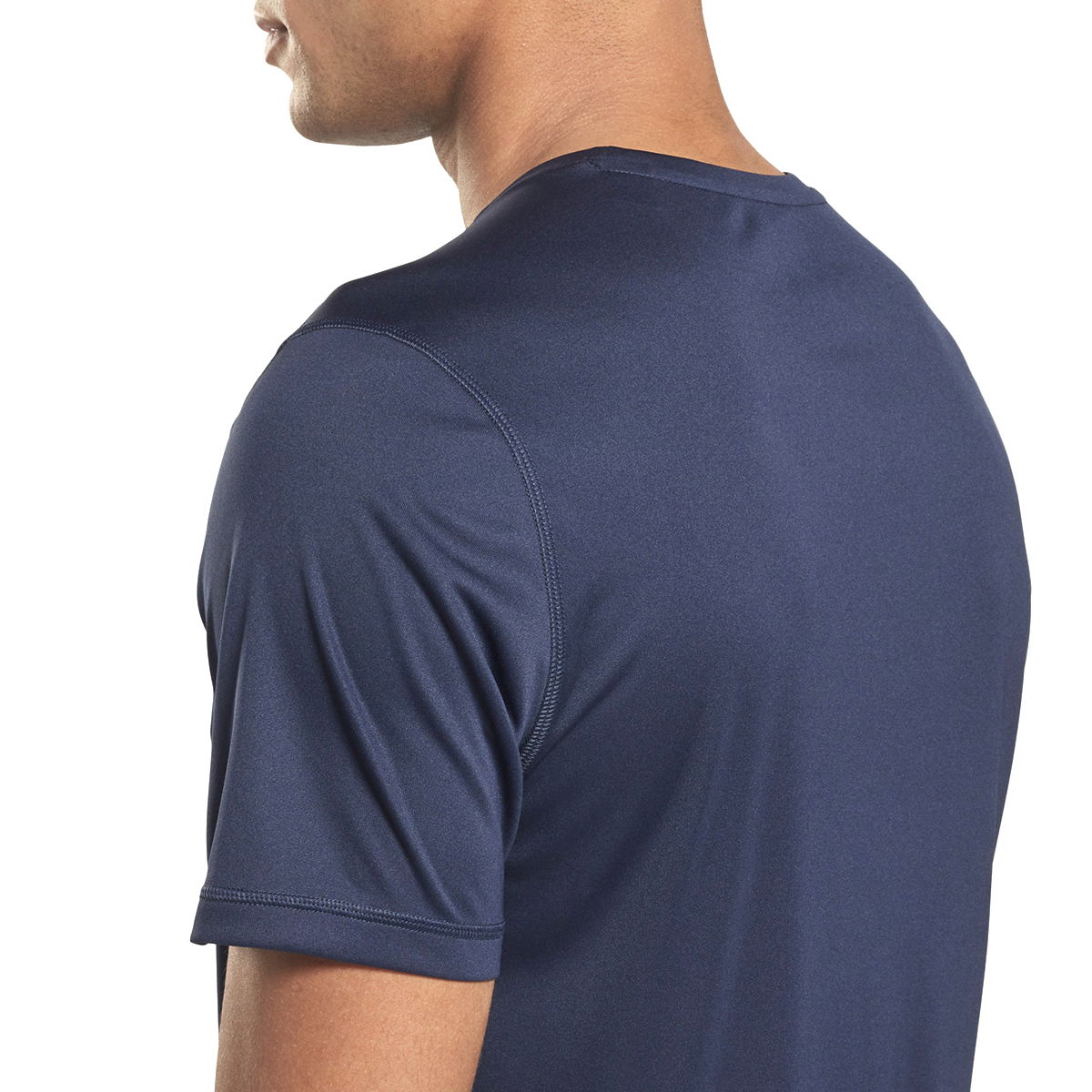 Basic Ss Tee Erkek Mavi Koşu Tişört FT1057