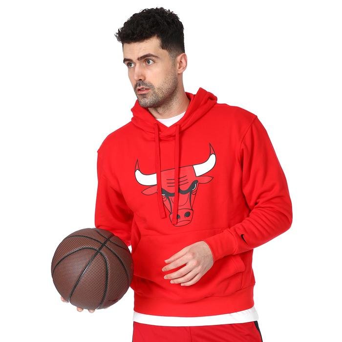 NBA Chicago Bulls Erkek Kırmızı Basketbol Sweatshirt CN1191-657 1234619