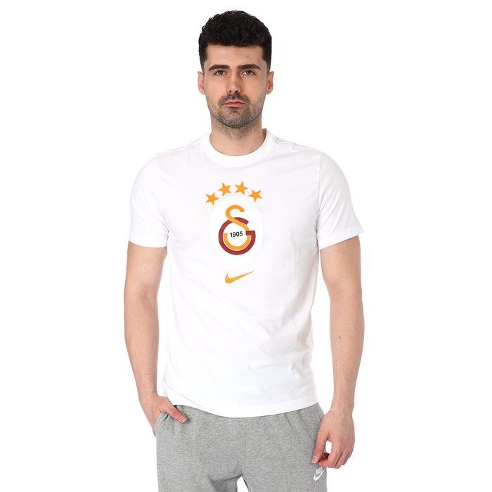 Galatasaray Tee Evergreen Crest Erkek Beyaz Futbol Tişört AQ7501-100 1165206