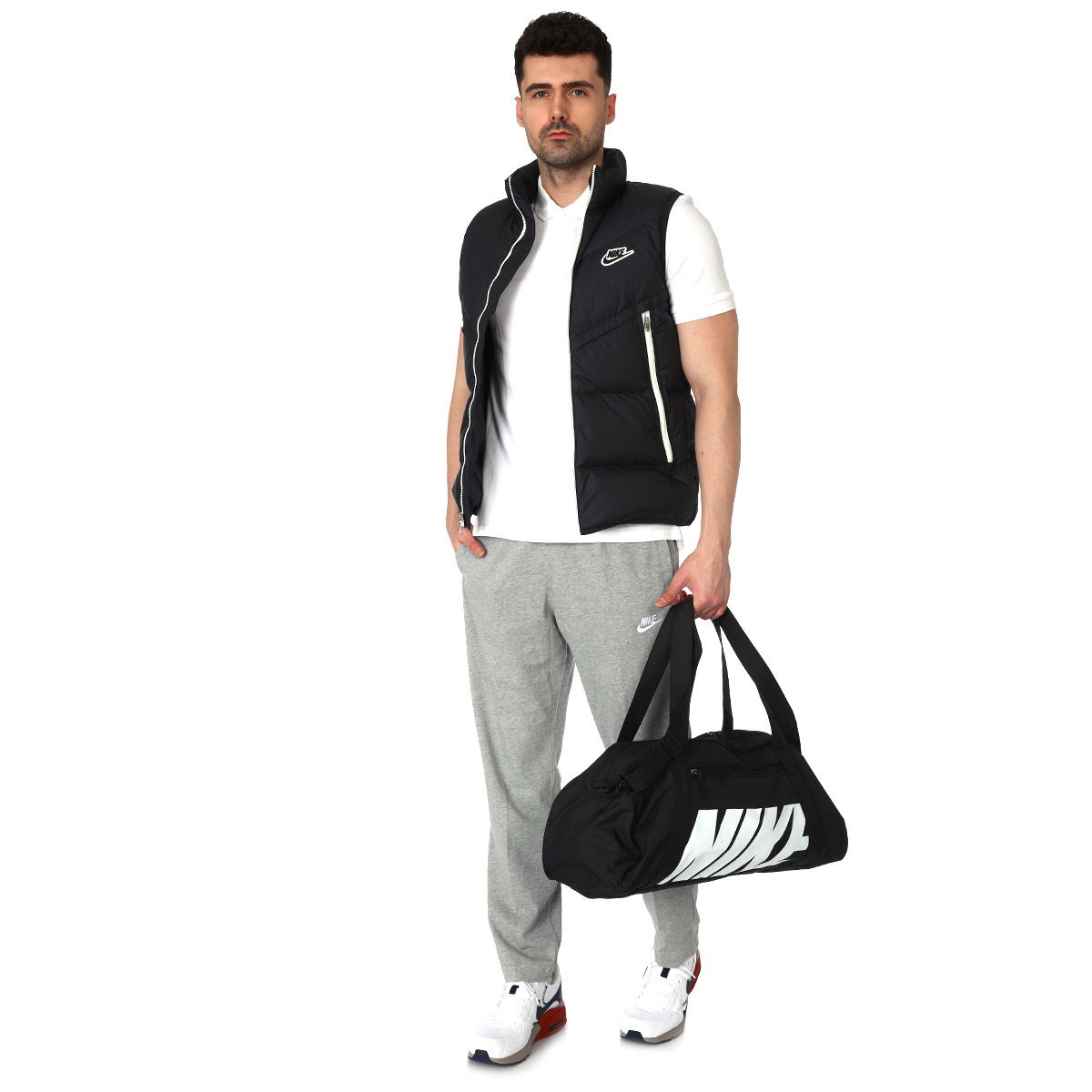 M Nsw Dwn Fil Wr Vest Shld Erkek Siyah Günlük Stil Yelek CU4414-010