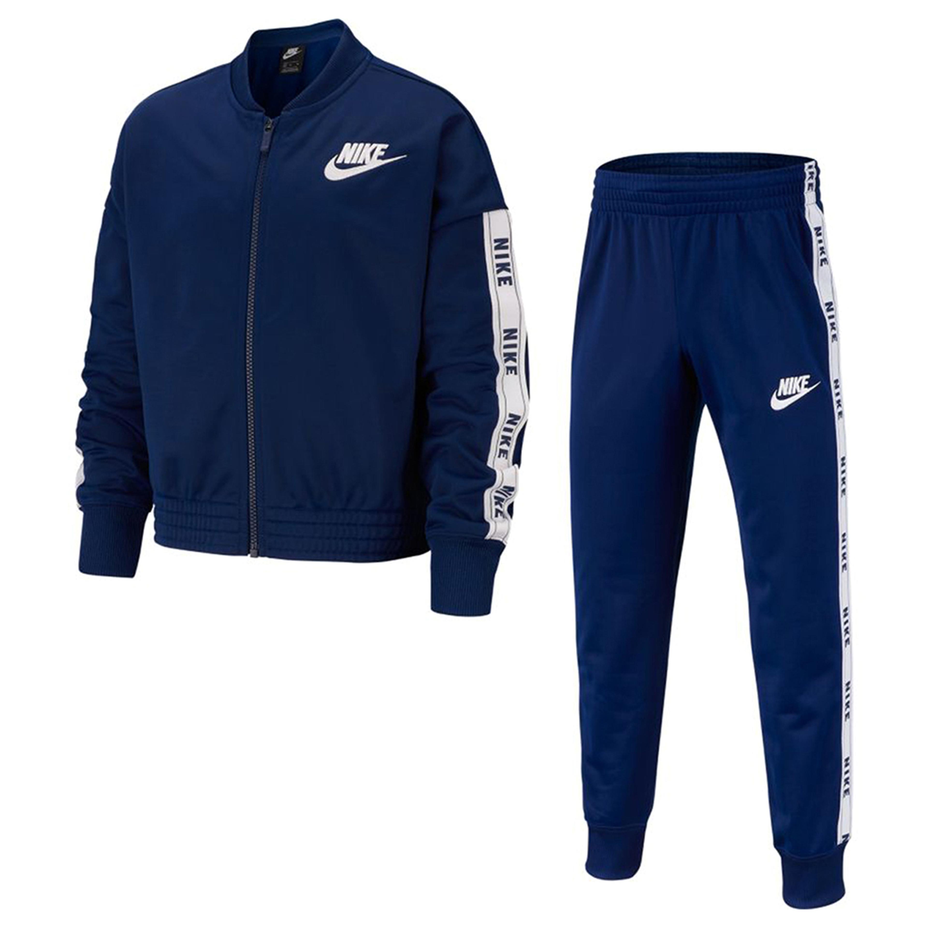 G Nsw Trk Suit Tricot Çocuk Mavi Günlük Eşofman Takımı BV2769-492