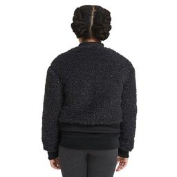 G Nsw Sherpa Shine Fz Bomr Pr Çocuk Siyah Günlük Stil Ceket CU8567-010