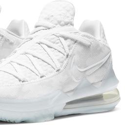 Lebron XVII Low NBA Erkek Beyaz Basketbol Ayakkabısı CD5007-103