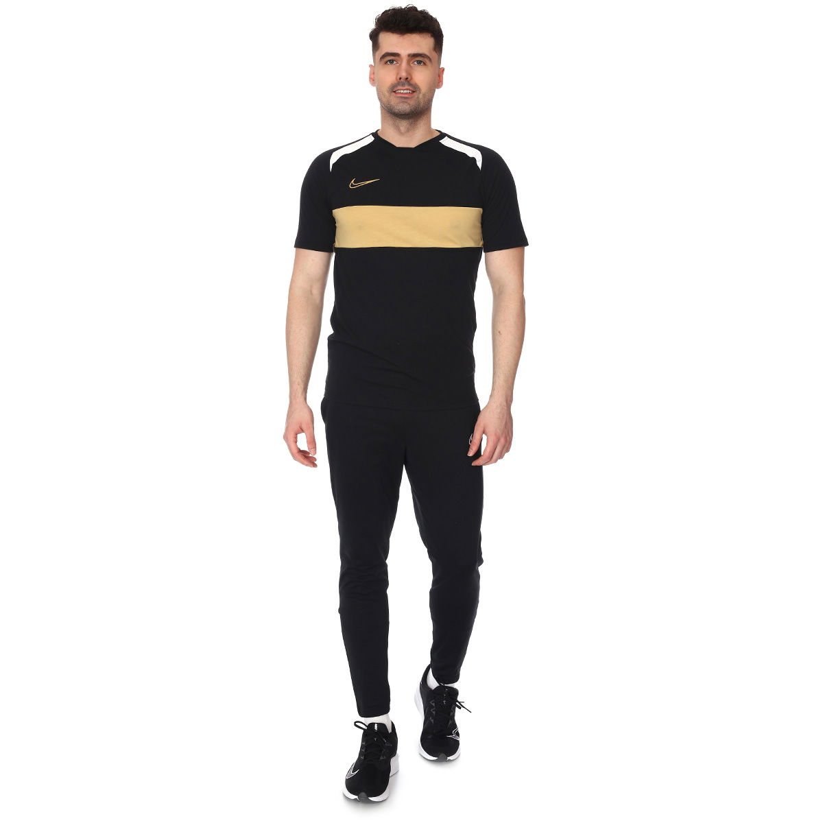 Dry Acd Top Ss Sa Erkek Siyah Futbol Tişört BQ7352-010