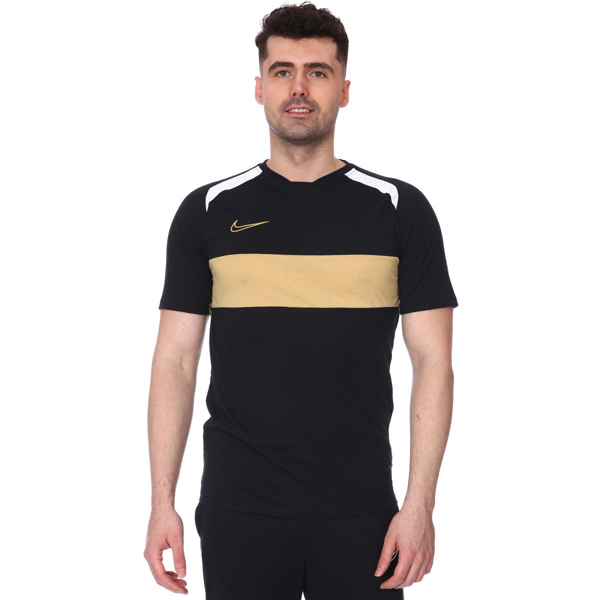 Dry Acd Top Ss Sa Erkek Siyah Futbol Tişört BQ7352-010