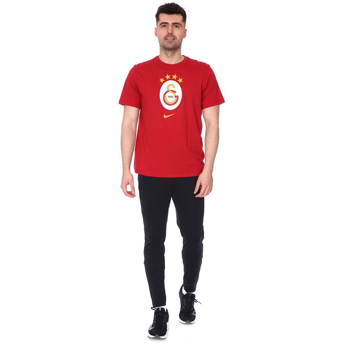 Galatasaray Evergreen Crest Erkek Kırmızı Futbol Tişört AQ7501-628