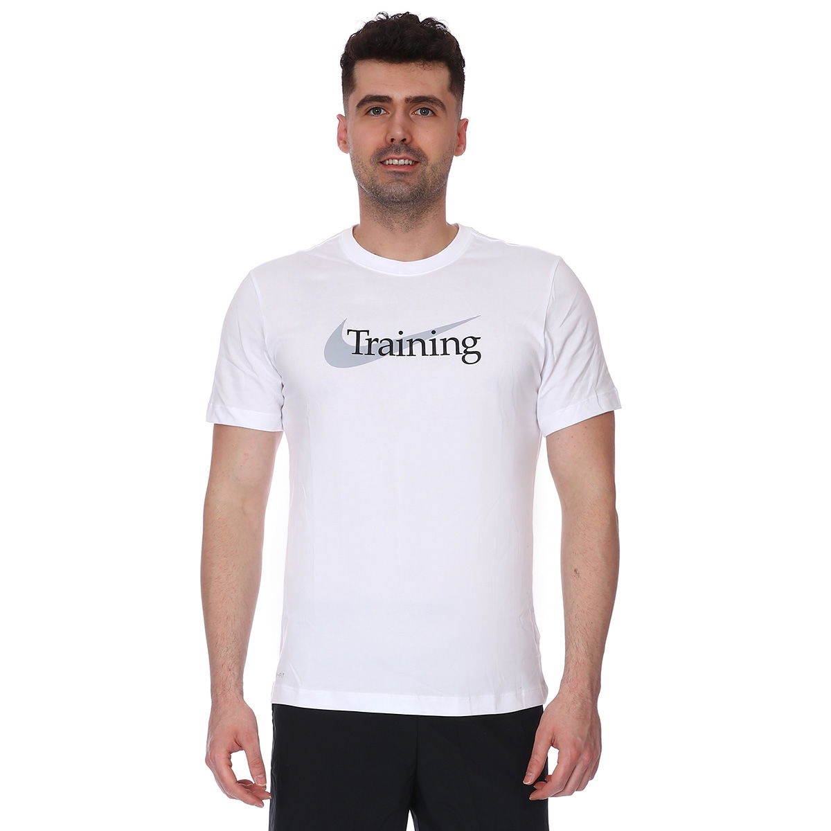 Dri-Fitc Tee Sw Training Erkek Beyaz Günlük Stil Tişört CZ7989-100
