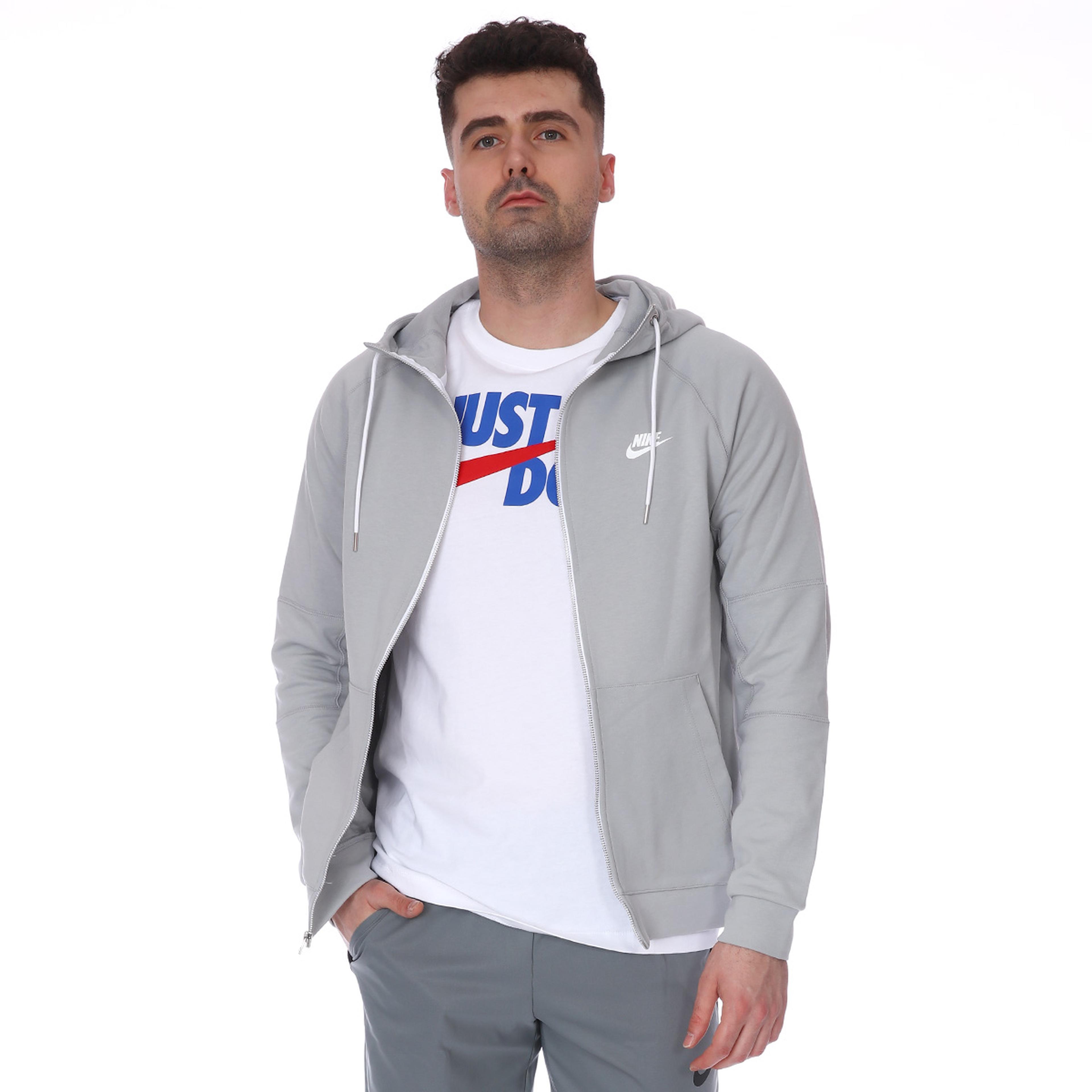 M Nsw Modern Hoodie Fz Flc Erkek Siyah Günlük Stil Sweatshirt CU4455-077