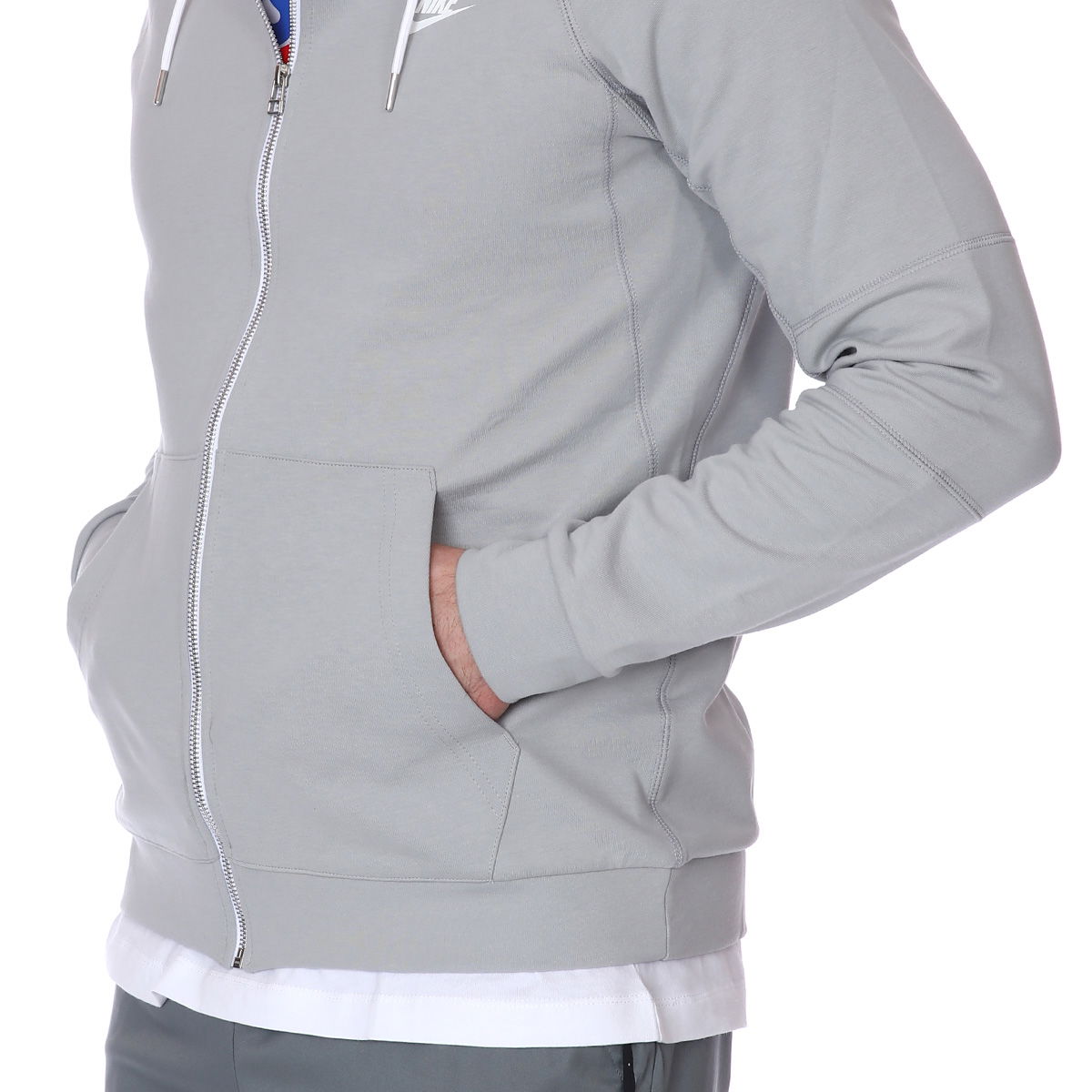 M Nsw Modern Hoodie Fz Flc Erkek Siyah Günlük Stil Sweatshirt CU4455-077