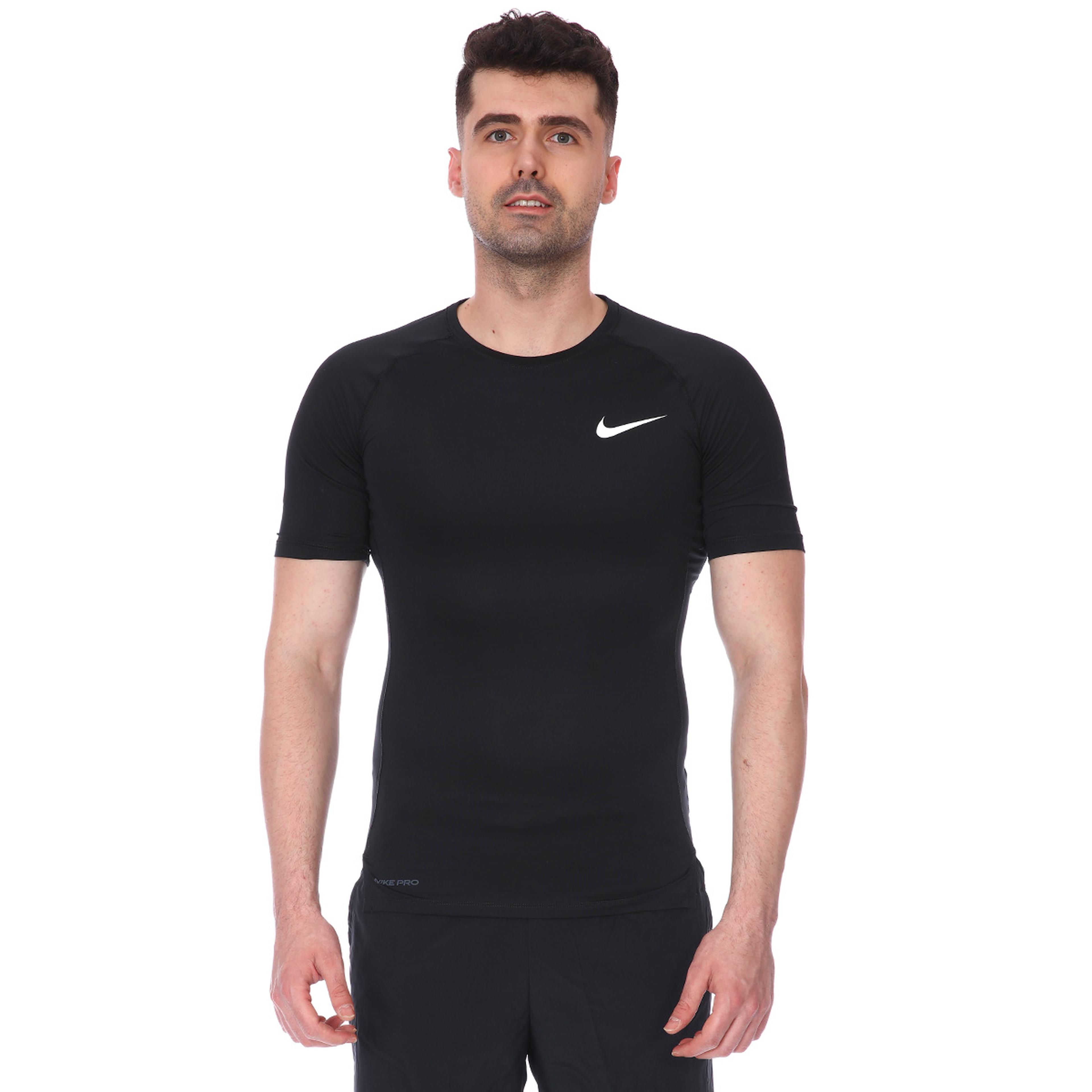 Pro Erkek Siyah Antrenman Tişört BV5631-010
