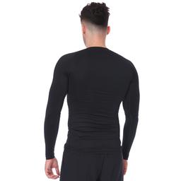 Pro Mens Top Ls Erkek Siyah Uzun Kollu Futbol Tişörtü BV5588-010