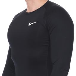 Pro Mens Top Ls Erkek Siyah Uzun Kollu Futbol Tişörtü BV5588-010