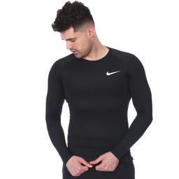 Pro Mens Top Ls Erkek Siyah Uzun Kollu Futbol Tişörtü BV5588-010