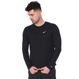 Dri-Fit Miler Top Ls Erkek Siyah Koşu Uzun Kollu Tişört CU5989-010