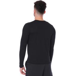 Dri-Fit Miler Top Ls Erkek Siyah Koşu Uzun Kollu Tişört CU5989-010