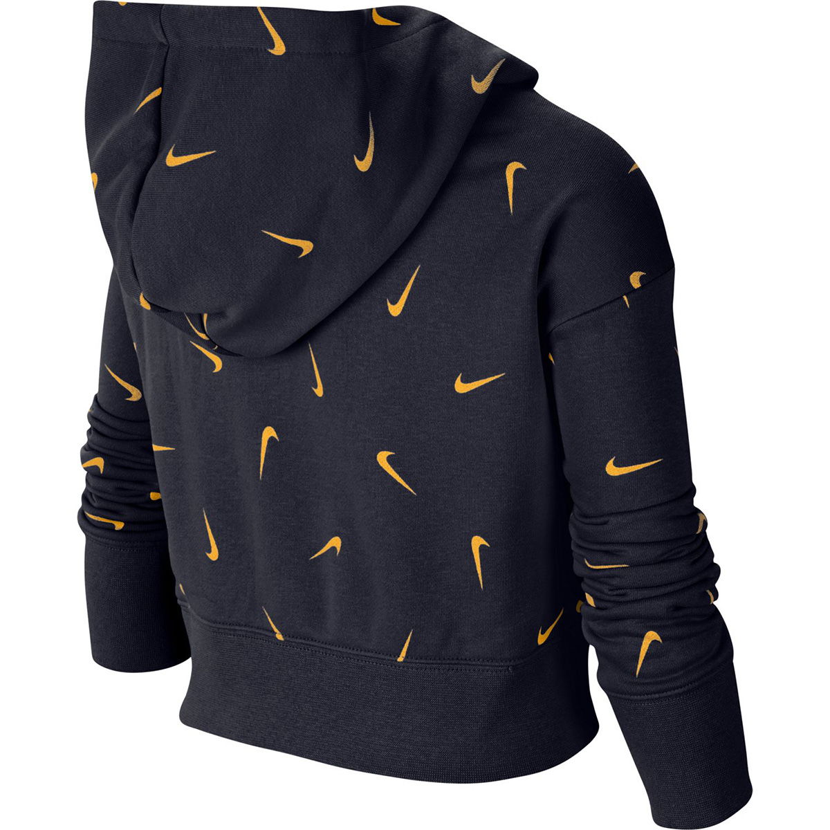 G Nsw Aop Crop Ft Hoodie Çocuk Mavi Günlük Stil Sweatshirt CZ2566-451