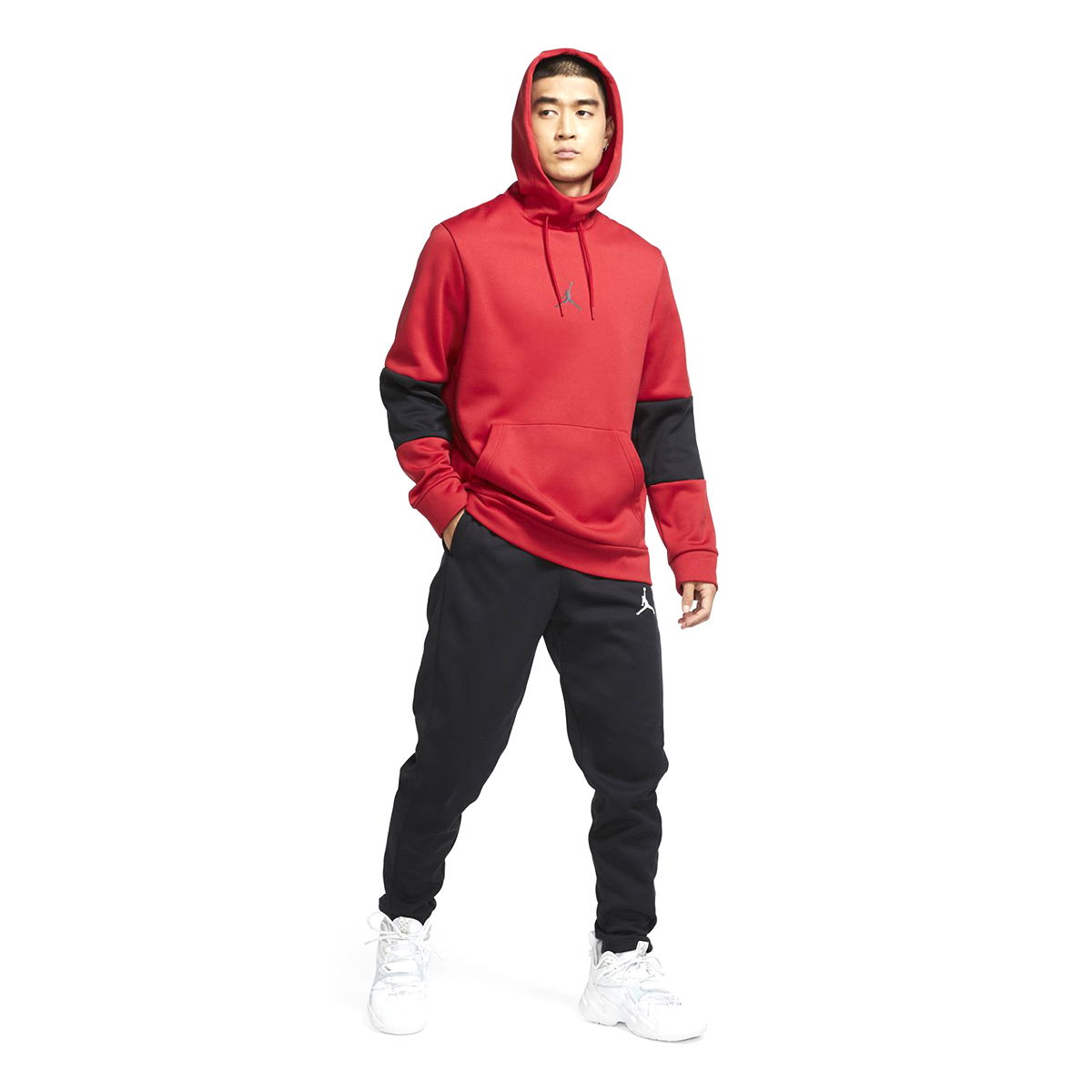 M Jordan NBA Air Therma Flc Pant Erkek Siyah Basketbol Eşofman Altı CK6798-010