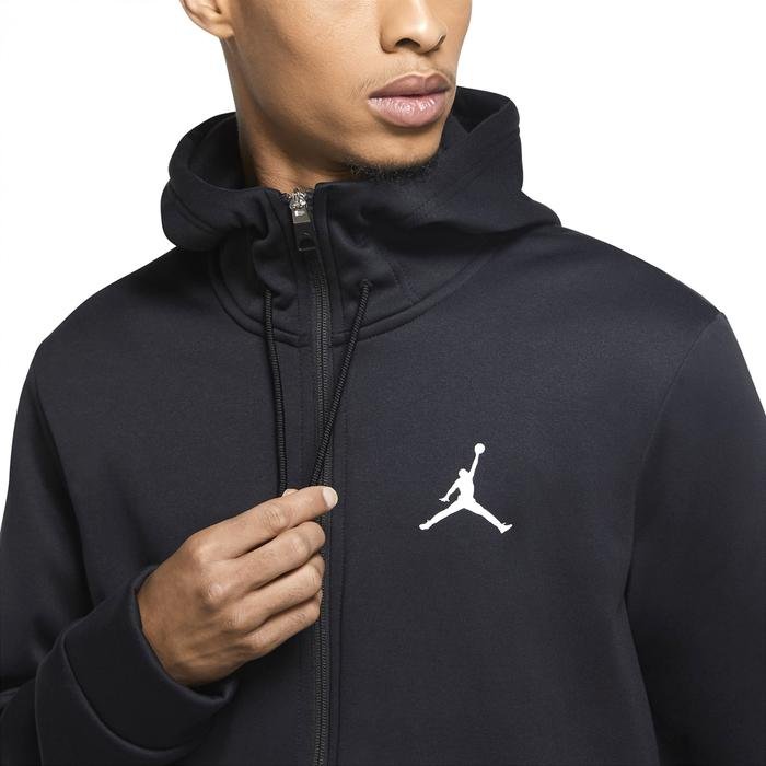 M Jordan NBA Air Therma Flc Fz Erkek Siyah Basketbol Sweatshirt CK6782-010 1233566